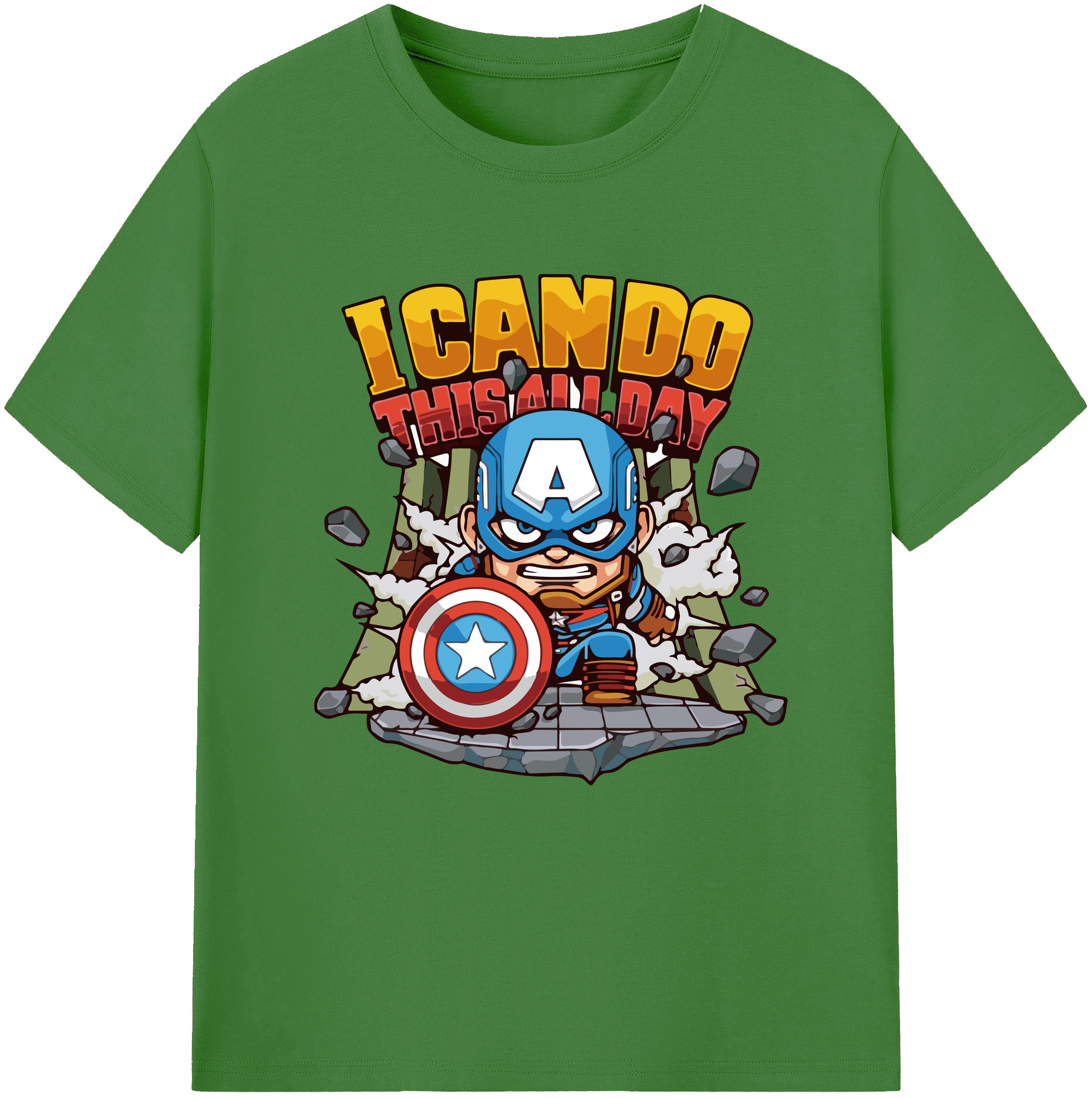（画像用） アベンジャーズ The Avengers レディースカジュアルプリントTシャツ（綿100％）